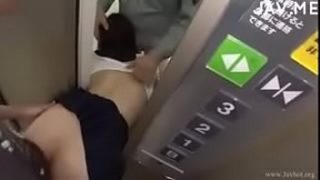 Stuck in the elevator porn