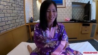 Japonesa mulher elástico fazendo sexo